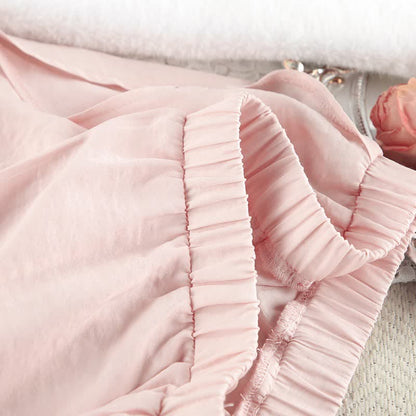 Solid Blush Kimono Robe Set - image 8