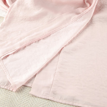 Solid Blush Kimono Robe Set - image 10