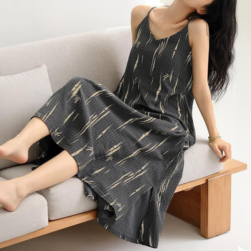 Bamboo Inspired Pure Cotton Camisole Nightgown - image 4
