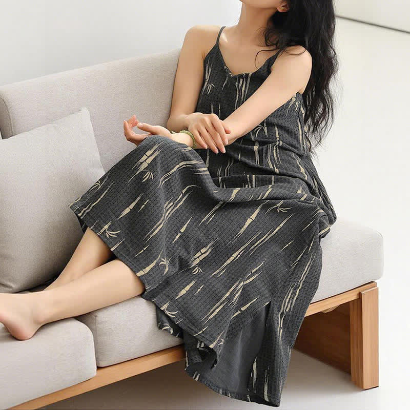Bamboo Inspired Pure Cotton Camisole Nightgown - image 3