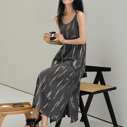 Bamboo Inspired Pure Cotton Camisole Nightgown - image 1