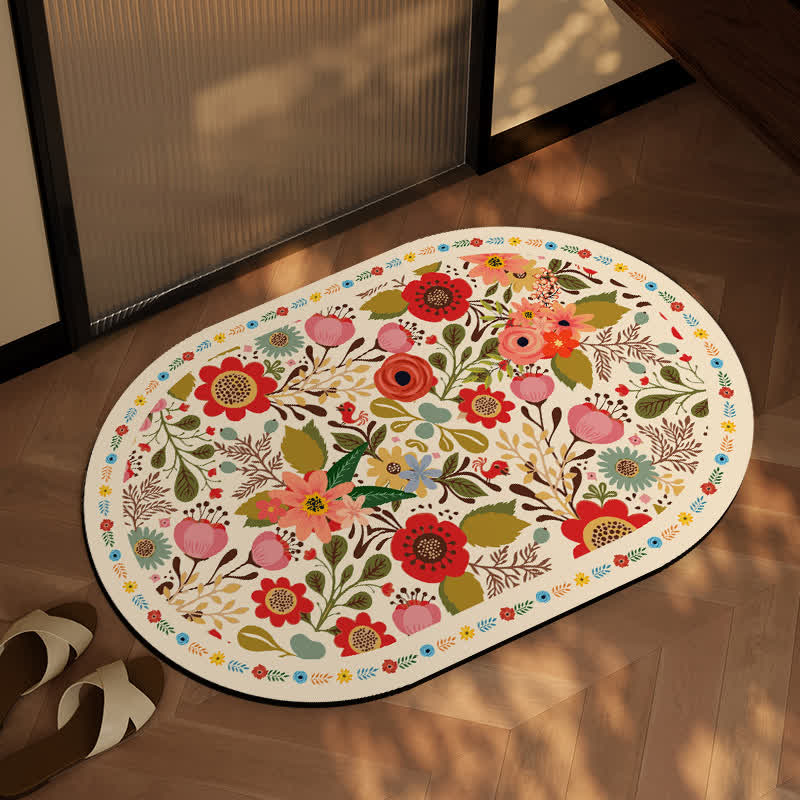 Refresh Botanical Diatom Mud Anti-Slip Mat - Ellipse - 23"W x 35"L - image 5