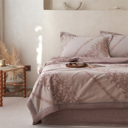 Cotton Gauze Jacquard Ornate Traditional Bedding - image 2