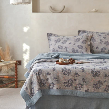 Cotton Gauze Jacquard Elegant Leaf Bedding - image 20