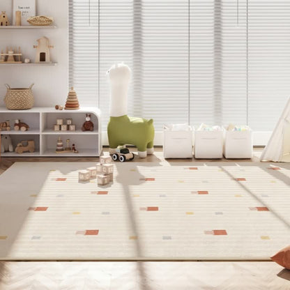 Neutral Pastel Dot Kids Area Rug - image 3