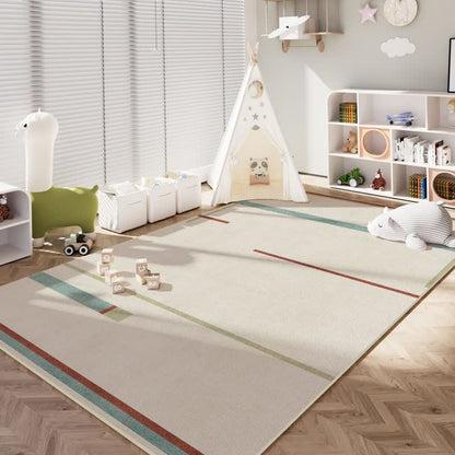 Minimalist Linear Kids Area Rug - 79"W × 138"L - image 0