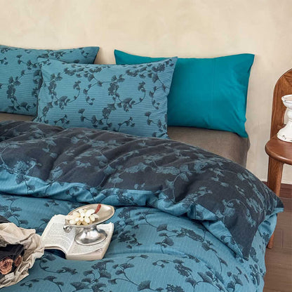 Vintage Ginkgo Leaf Pure Cotton Bedding(4PCS) - image 3