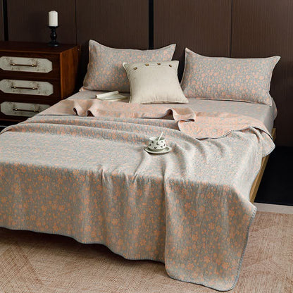 Ditsy Floral Three-Layer Cotton Gauze Quilt - image 1