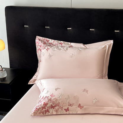 Butterfly Embroidered Pure Cotton Bedding Set(4PCS) - image 15