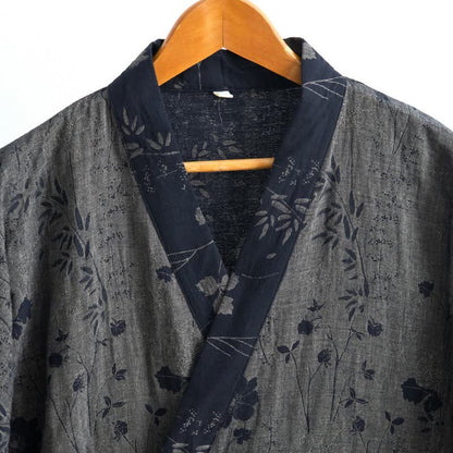 Garden Floral Organic Cotton Kimono Robe - image 25