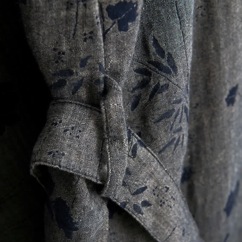 Garden Floral Organic Cotton Kimono Robe - image 28