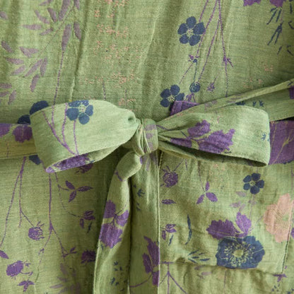 Garden Floral Organic Cotton Kimono Robe - image 20