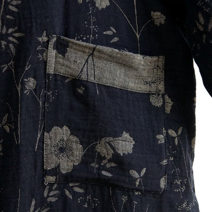 Garden Floral Organic Cotton Kimono Robe - image 4