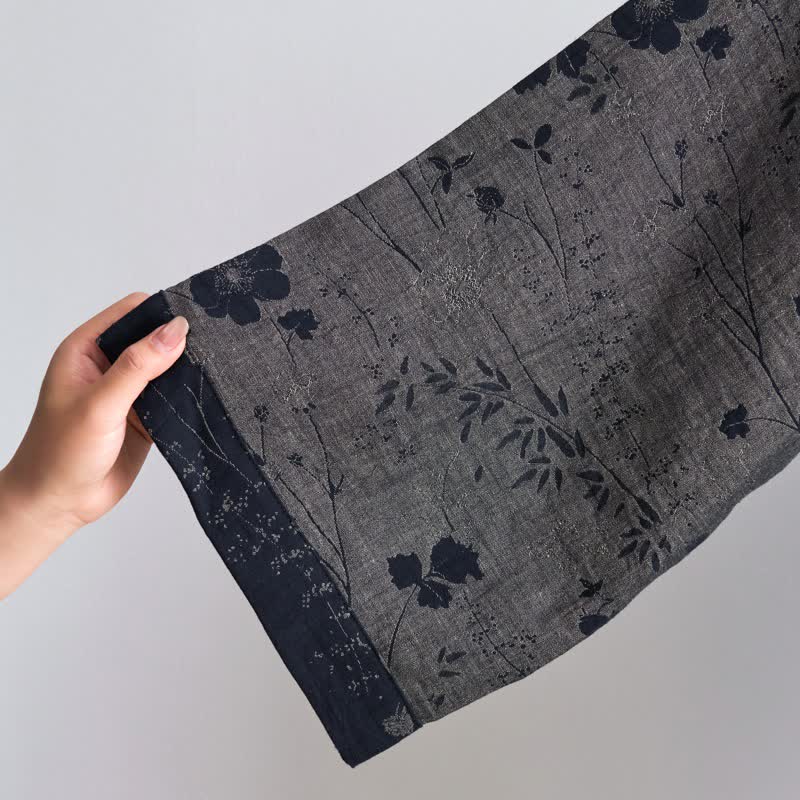 Garden Floral Organic Cotton Kimono Robe - image 26