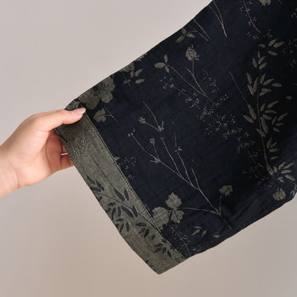 Garden Floral Organic Cotton Kimono Robe - image 3