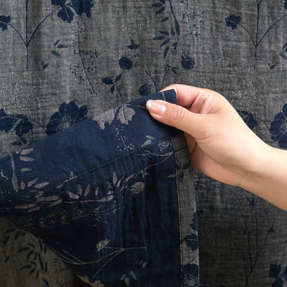 Garden Floral Organic Cotton Kimono Robe - image 26