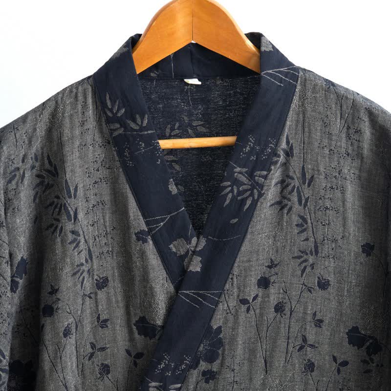 Garden Floral Organic Cotton Kimono Robe - image 22