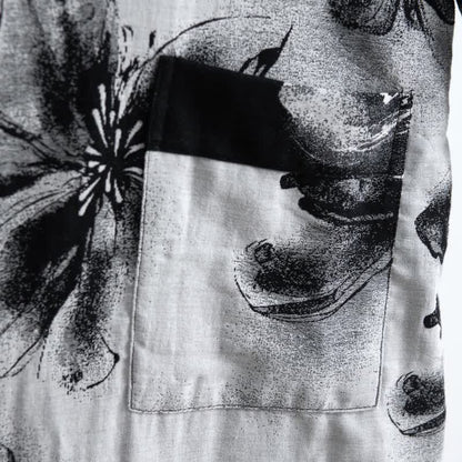 Watercolor Floral Organic Cotton Kimono Robe - image 34