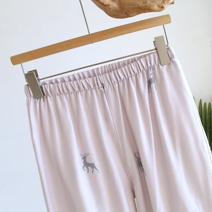 Couple Matching Deer Cotton Loungewear Set - image 8