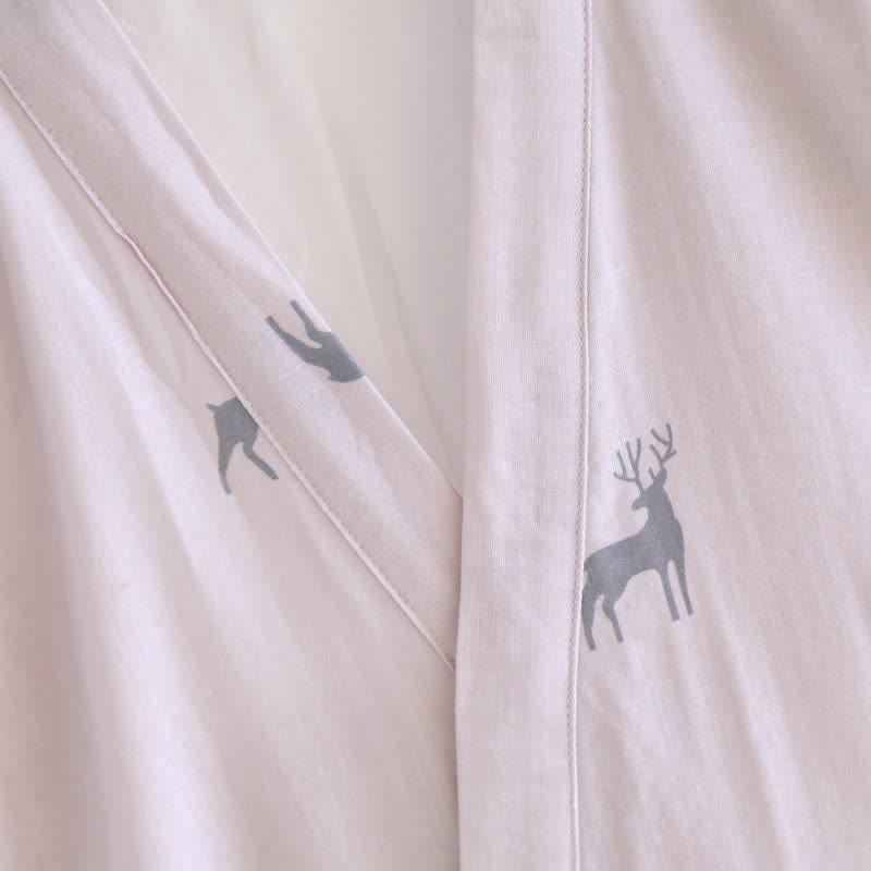 Couple Matching Deer Cotton Loungewear Set - image 5