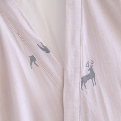 Couple Matching Deer Cotton Loungewear Set - image 5
