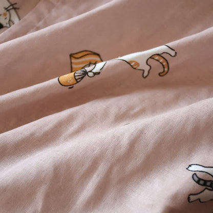 Couple Matching Cat Cotton Kimono Robe - image 10