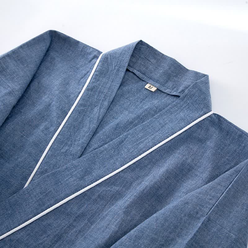 Unisex Solid Cotton Short Sleeve Pajamas - image 9
