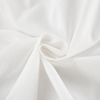 White Cotton Tie Neck Loungewear Dress - image 5