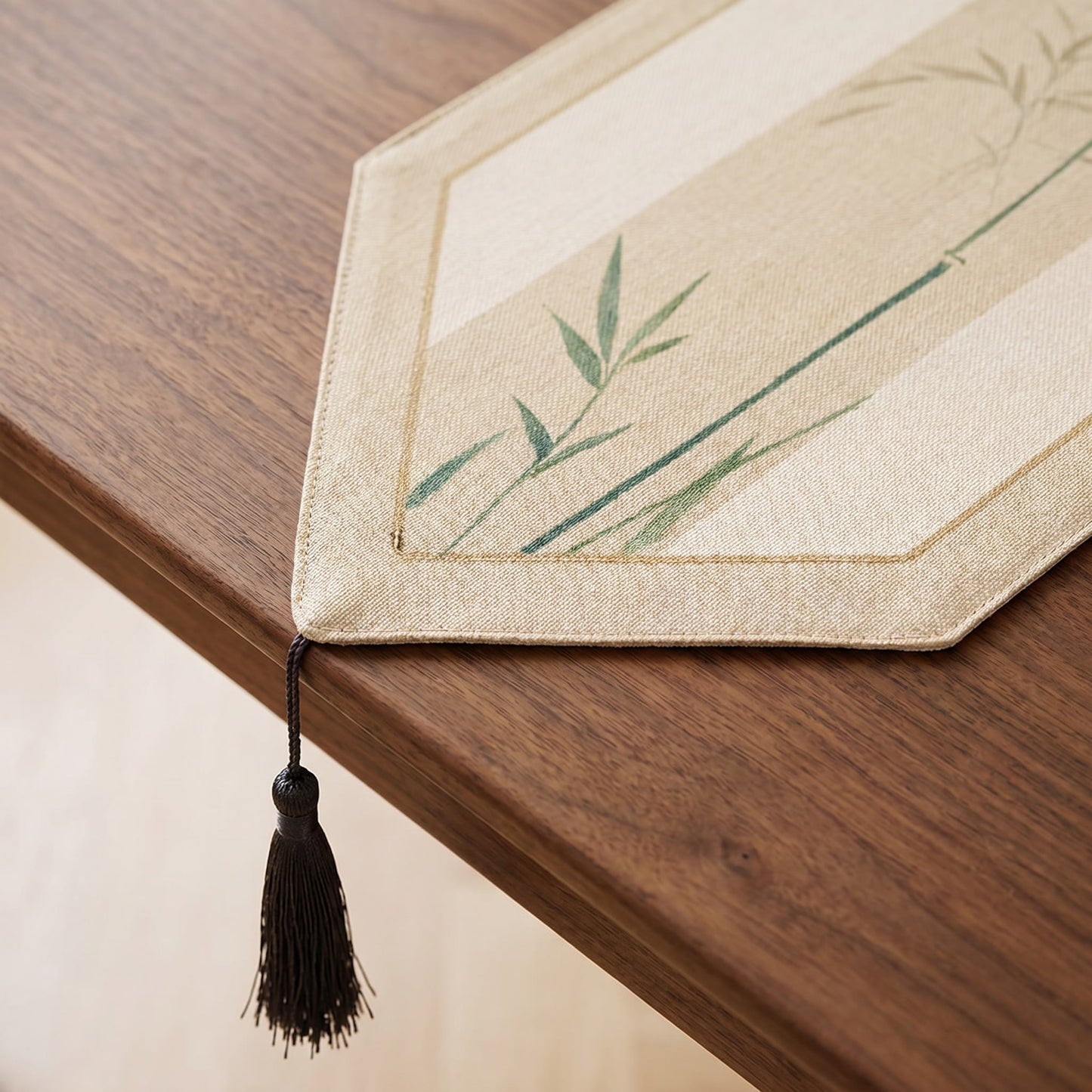 Elegant Ink-Wash Bamboo Table Runner - image 3