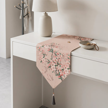 Painterly Crabapple Blossom Table Runner - image 2