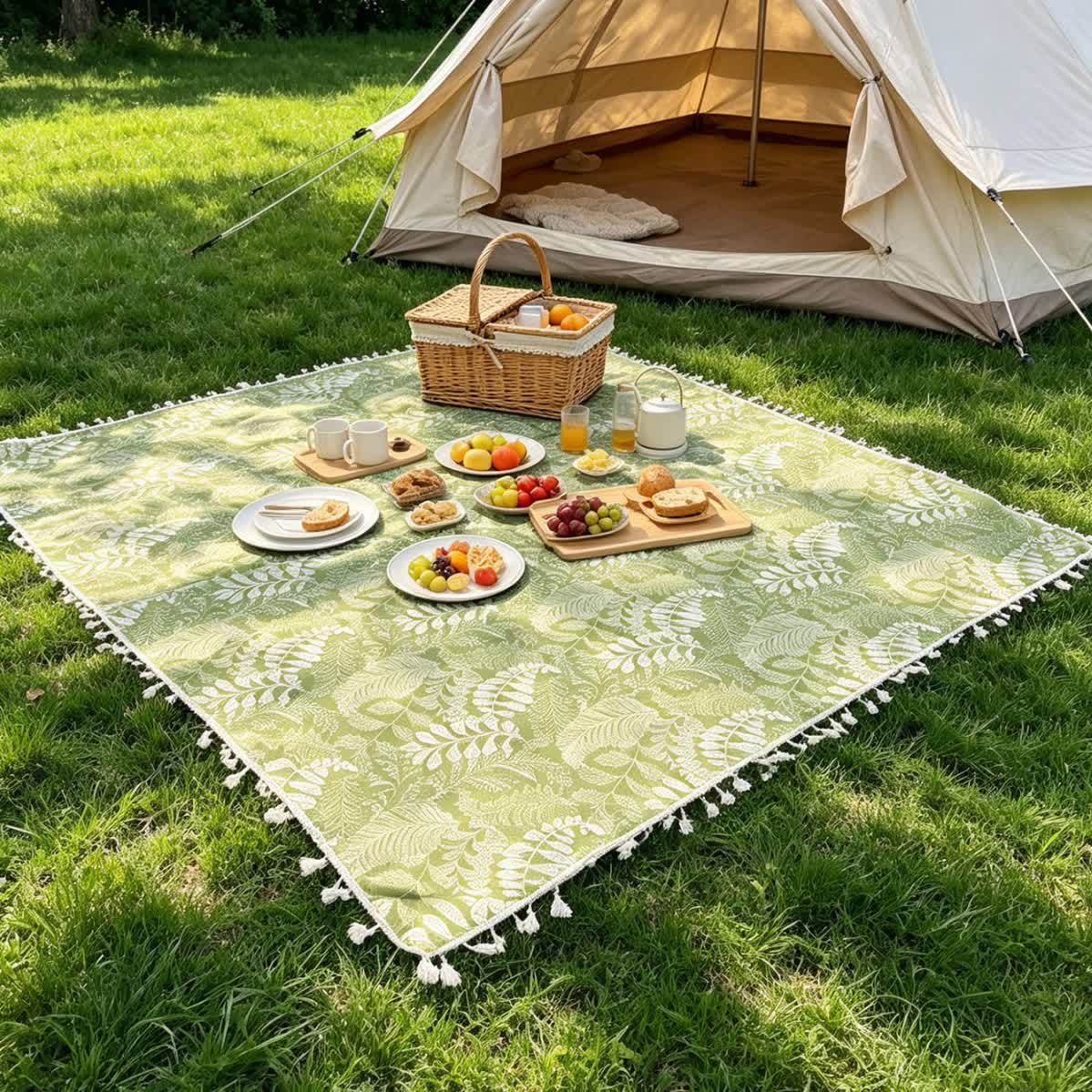 Multi-Purpose Outdoor Picnic Mat Tablecloth - image 2