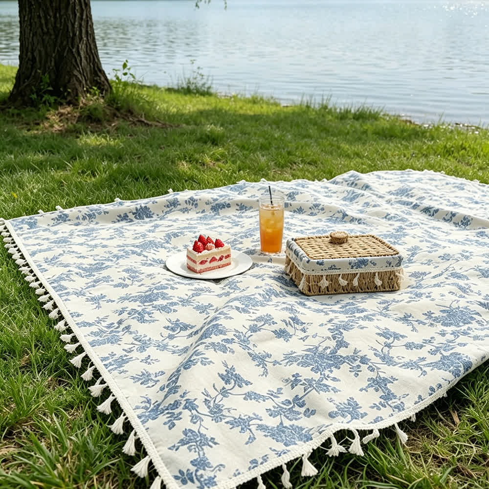 Refresh Floral Picnic Blanket Tablecloth - image 4