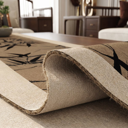 Brown Ink-Wash Bamboo Table Runner - image 3