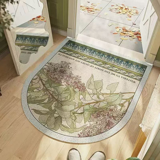 Lilac Floral Multi-Purpose Area Rug - 47" × 55" - image 0