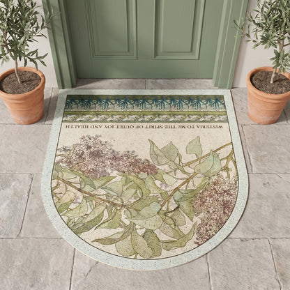 Lilac Floral Multi-Purpose Area Rug - image 1