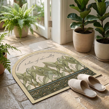 Vintage Lily of the Valley  Area Rug - 47" × 55" - image 0