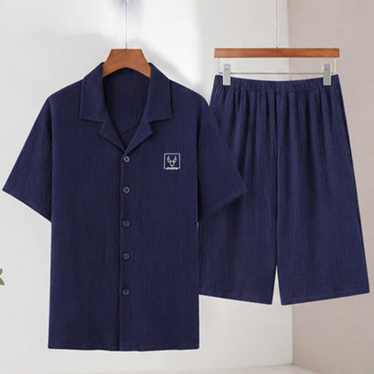 Unisex Cotton Gauze Resort Loungewear Set - image 5
