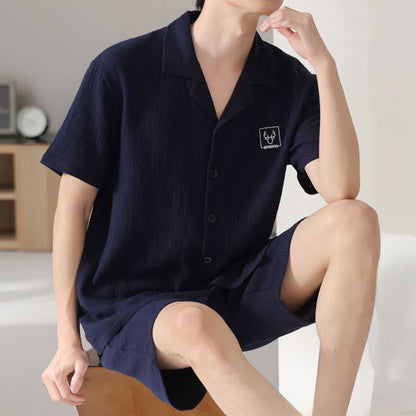 Unisex Cotton Gauze Resort Loungewear Set - image 2