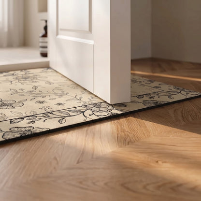 Vintage Vine Floral Bathroom Rug - image 3