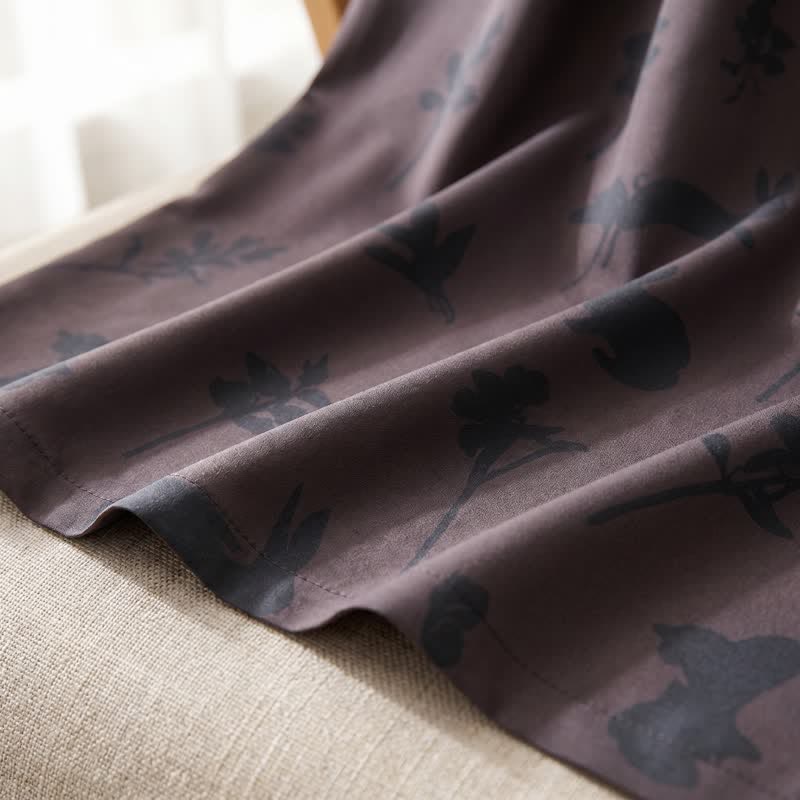 100% Cotton Rabbit & Botanical Print Loungewear Set - image 5
