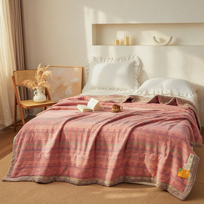 Jacquard Double-layer Gauze Natural Cotton Quilt - image 2