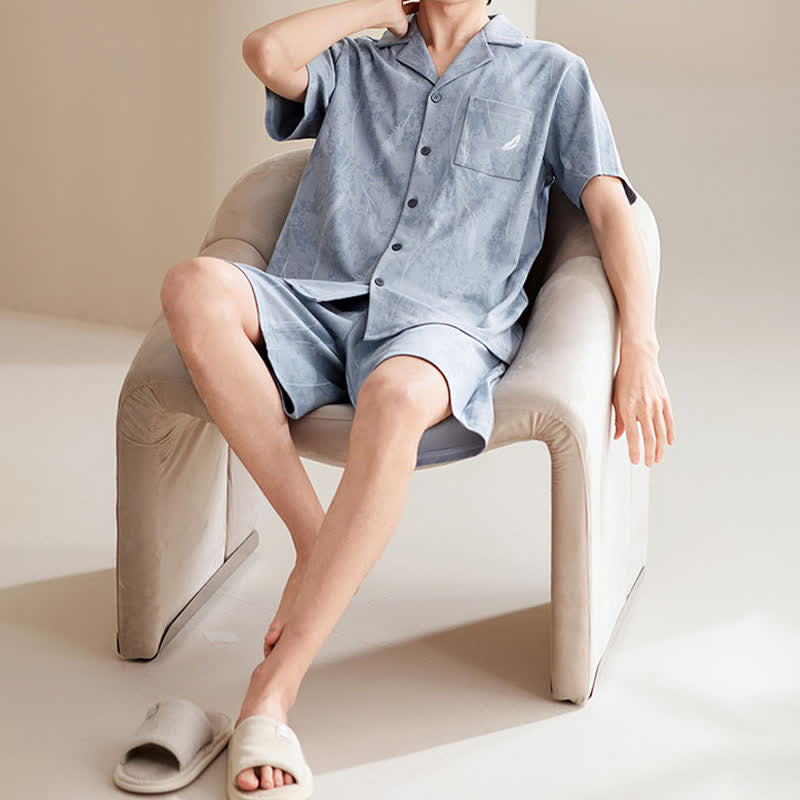 Unisex Feather Pure Cotton Pajama Set - image 3