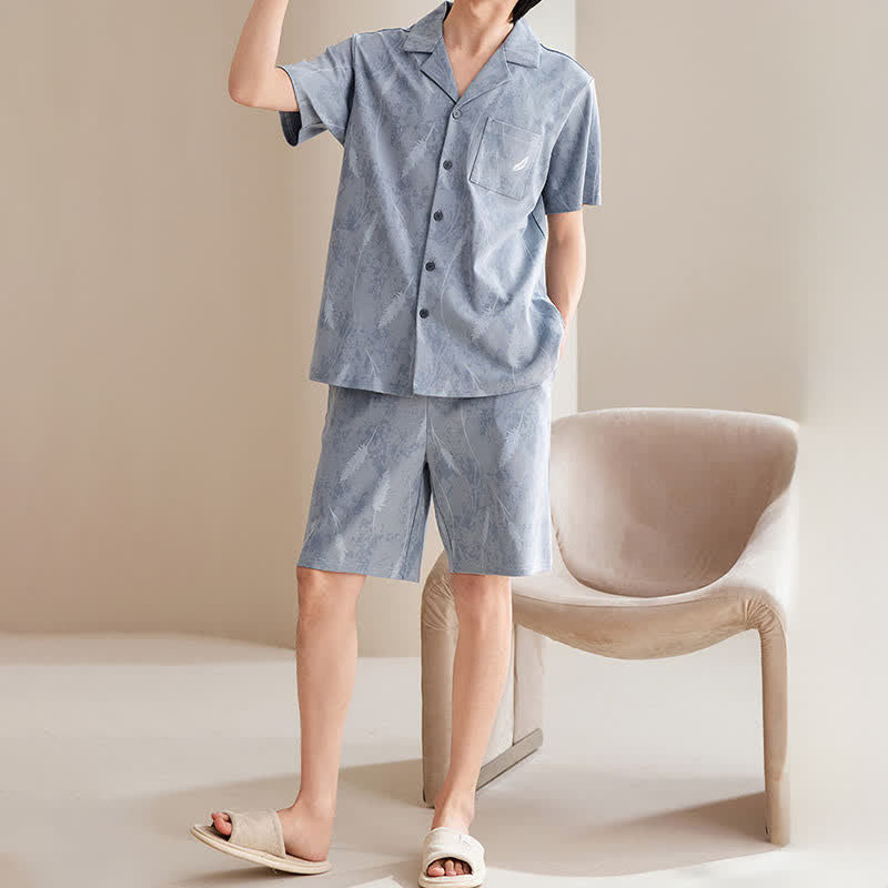 Unisex Feather Pure Cotton Pajama Set - image 1