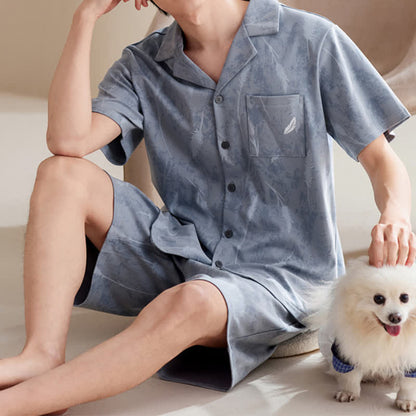 Unisex Feather Pure Cotton Pajama Set - image 4
