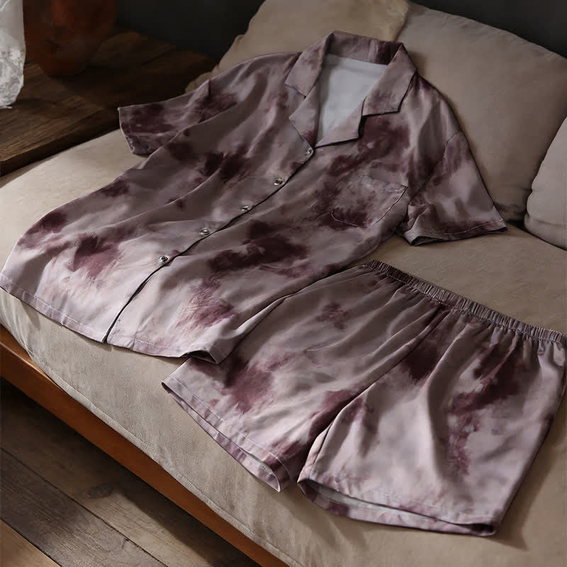 Unisex Mocha Tie Dye Loungewear Set - image 3