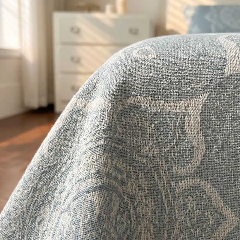 Multicolor Mandala Pattern Cotton Gauze Quilt - image 6