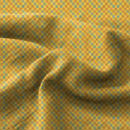 Colorful Grid Cotton Double Gauze Bedspread - image 2