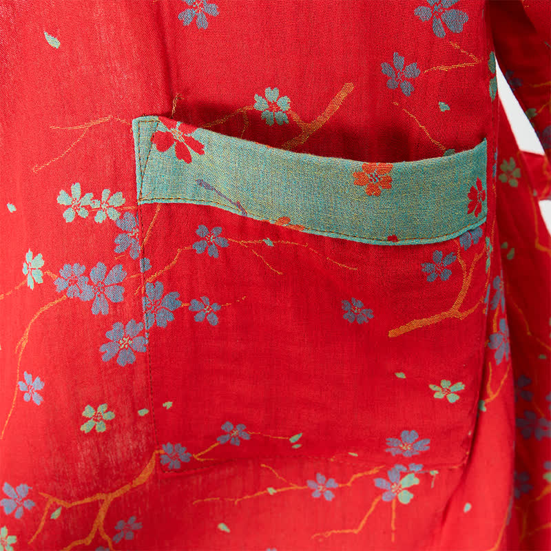 Kimono Style Short Sleeve Muslin Bathrobe - image 15