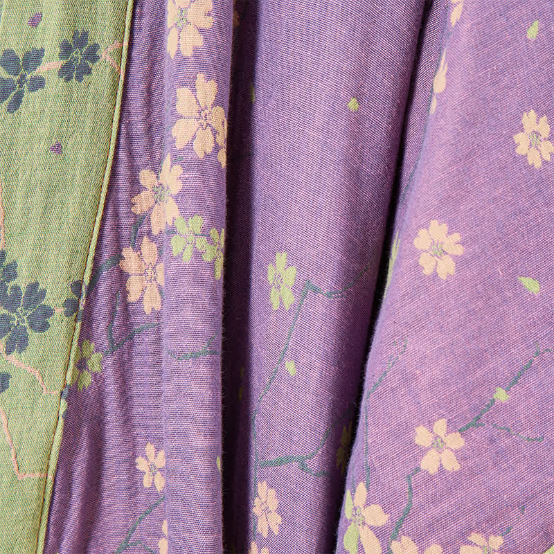 Kimono Style Short Sleeve Muslin Bathrobe - image 8
