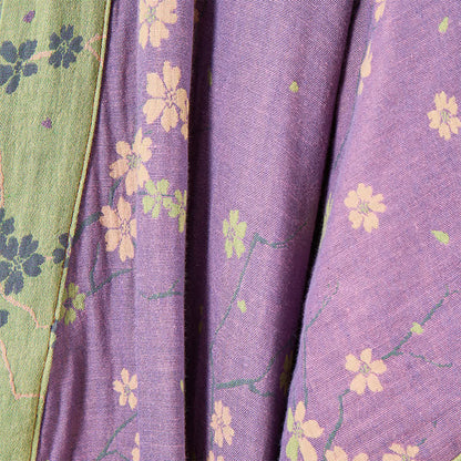 Kimono Style Short Sleeve Muslin Bathrobe - image 8